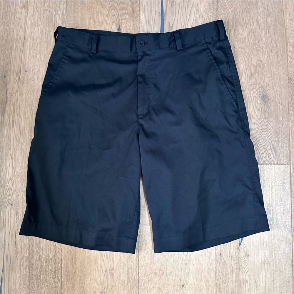 Nike Dri Fit Tech Golf Shorts navyEmbroidered Swoosh Sz 32 medium